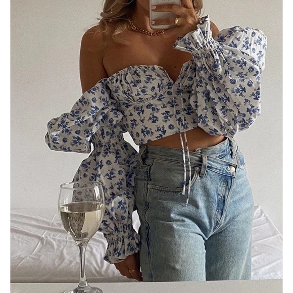 Puff Sleeve Top - Picture 1 of 5